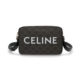 【中古/Aランク】 セリーヌ CELINE バッグ ショルダーバッグ メンズ ミディアム メッセンジャーバッグ ブラウン系 トリオンフ ロゴ 194502CIM