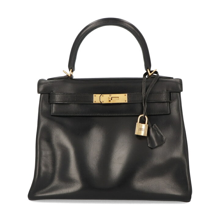 楽天市場】【中古/Cランク】 エルメス HERMES ケリー28 ブラック 