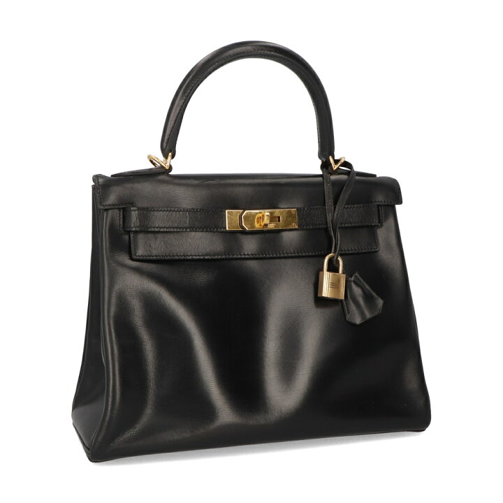 楽天市場】【中古/Cランク】 エルメス HERMES ケリー28 ブラック  