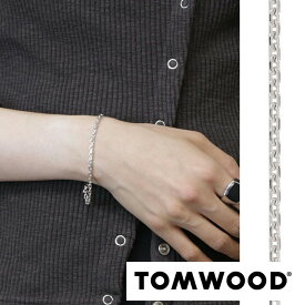 ＼お買い物マラソン／【新品】 トム ウッド Tom Wood アクセサリー ブレスレット 100006 Anker Blacelet ユニセックス シルバー メンズ レディース 925 チェーン シンプル 細め