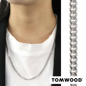 【新品】 トム ウッド Tom Wood アクセサリー ネックレス 100264 Curb Chain M ユニセックス シルバー メンズ レディース 925 チェーン シンプル 細め