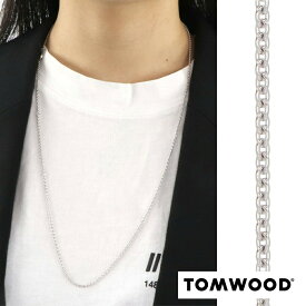 【新品】 トム ウッド Tom Wood アクセサリー ネックレス 100920 Rolo Chain ユニセックス シルバー メンズ レディース 925 チェーン シンプル 細め