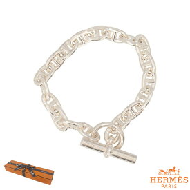 ＼エントリーでP5倍／＼楽天ランキング1位獲得／【新品】HERMES エルメス シェーヌダンクルMM ブレスレット アクセサリー シルバー 925