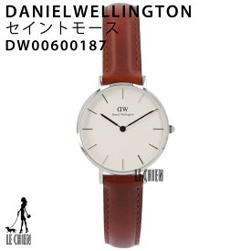 DANIELWELLINGTON ダニエルウェリントン 腕時計 32mm セイントモース DW00600187/DW00100187 ホワイト シルバー ブラウン ステンレス レザー 本革 クオーツ レディース メンズ ユニセックス ワゴンセール