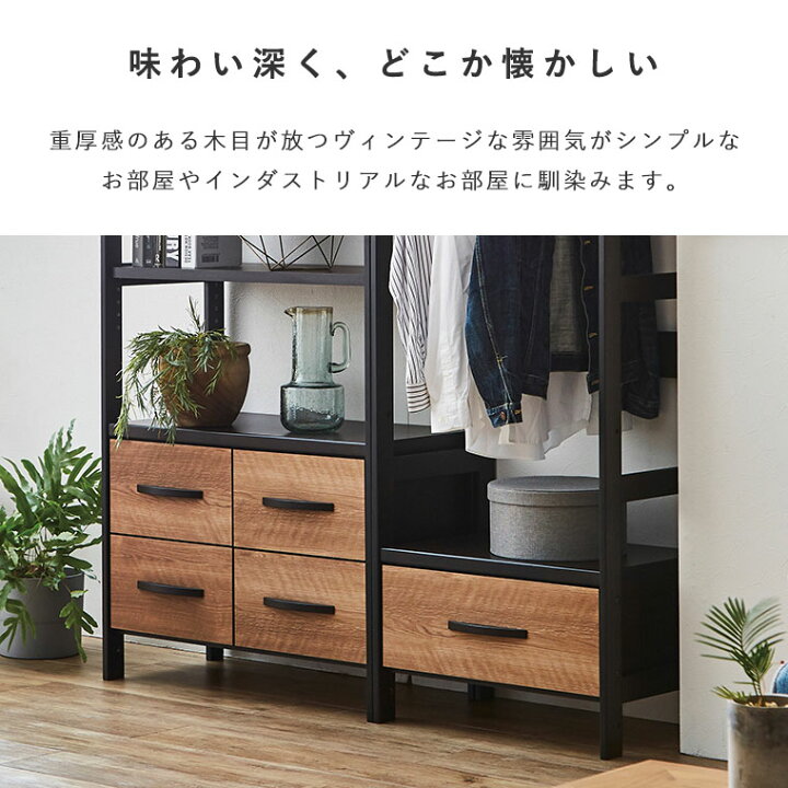 楽天市場】☆1日24h限定ポイント5倍☆ ワードローブ クローゼット 服吊 