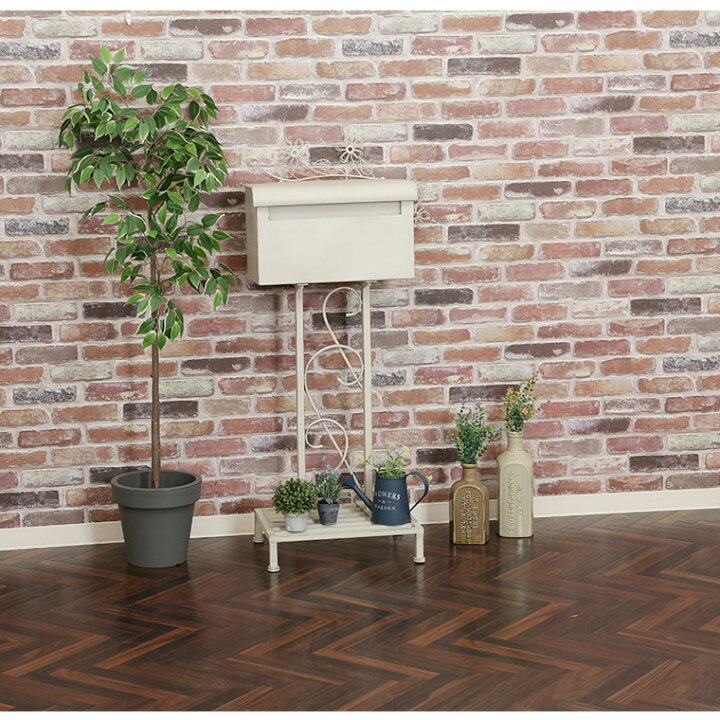 ポスト 置き型 郵便受け スタンド式 アンティーク おしゃれ 北欧 シンプル 可愛い かわいい レトロ 郵便ポスト メールボックス 棚付き  スタンドポスト 玄関 エントランス 白 ホワイト アイボリー 戸建て 一戸建て 自立式 屋外 ヴィオラ | Easyファニチャー 郵便ポスト ヴィンテージ 北欧風 フラワーパターン メールボックス アンティーク スタイル 自立式 ポスト メタル ホーム ガーデン