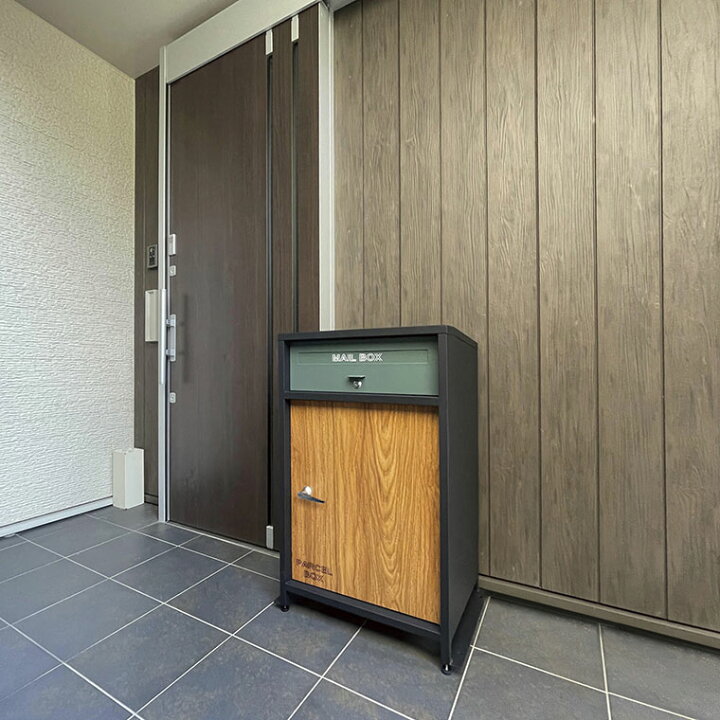 楽天市場】宅配ボックス 一戸建て用 屋外 ポスト 一体型 大容量 大型 