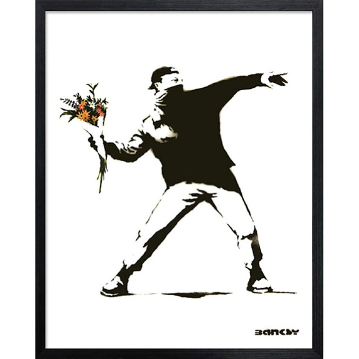 バンクシー Banksy ポスター アートパネル 絵画 インテリア アートポスター 壁掛け アートフレーム タペストリー プリントポスター  デザイナー おしゃれ シンプル モダン IBA-61735 Easyファニチャー