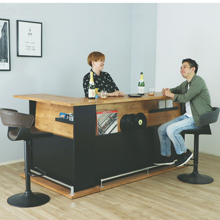 楽天市場】バーカウンター L字 カウンターテーブル セット 間仕切り  