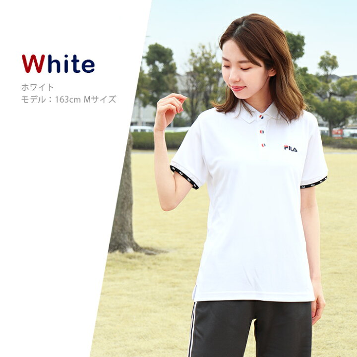 楽天市場 Fila ポロシャツ 半袖 スポーツウェア レディース トップス フィラ Uv対策 紫外線対策 吸汗速乾 テニス ゴルフ スポーツ フィットネス フィットネスウェア ワンポイント ロゴ カジュアル プレゼント おしゃれ Ll 大きいサイズ 2 フィットネス ヨガ Easy Fit