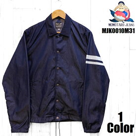 桃太郎ジーンズ ナイロンデニムコーチジャケット MOMOTARO JEANS EASY NAVY MJK0010M31 国産 日本製 岡山 児島 メンズ アメカジ あす楽 送料無料