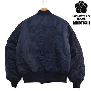 �����Y�W�[���Y 'EMBROIDERY'MA-1�W���P�b�g MOMOTARO JEANS EASY NAVY MMOT6311 �X�J�W���� �h�J �~���^���[ ���Y ���{�� ���R ���� �����Y �A���J�W �����y ��������