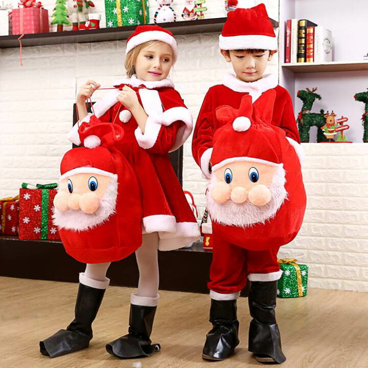 楽天市場】サンタ コスプレ衣装 キッズ セットアップ クリスマス  