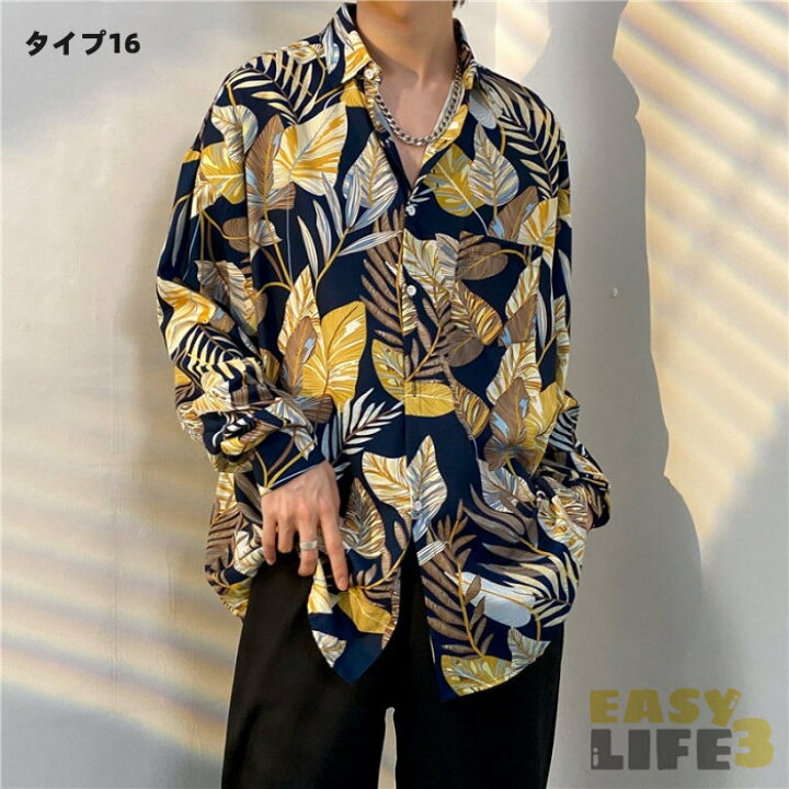 楽天市場】ペアルック 花柄シャツ メンズ レディース トップス 女性 