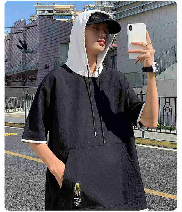 楽天市場 スポーツ系 トップス プルオーバー 夏 涼しい 接触冷感 夏に最適 涼しい メンズ レディース スウェット パーカー ジップ クール 半袖 大きいサイズ リラックス ゆったり フード付き スポーツ 薄手 無地 シンプル 通学 通勤 カジュアル おしゃれ Easy Life3