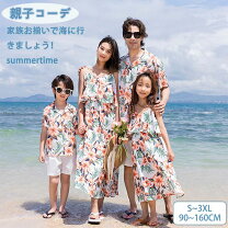 楽天市場】レトロ ワンピース（親子ペアルック｜キッズファッション 