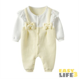 ベビー服 ロンパース 新生児 女の子 長袖 コットン 蝶結び 防寒 ベビーウェア 秋冬 厚手 おしゃれ かわいい 柔らかい 肌着 百日祝い 出産祝い 冬服 あったか ファッション カバーオール 着ぐるみ 子供服 赤ちゃん 幼児 プレゼント ギフト 59CM−90CM 0−1歳