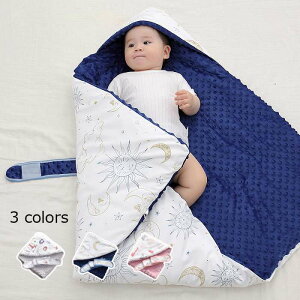 スリーピングバッグ 寝袋 綿100% 90cm×90cm ベビー用品 ベビー服 ベビー 厚手 抱っこ布団 冬用 秋 プランケット スリーパー 女の子 男の子 カラフル 新生児 男女兼用 オシャレ おくるみ 子供 人