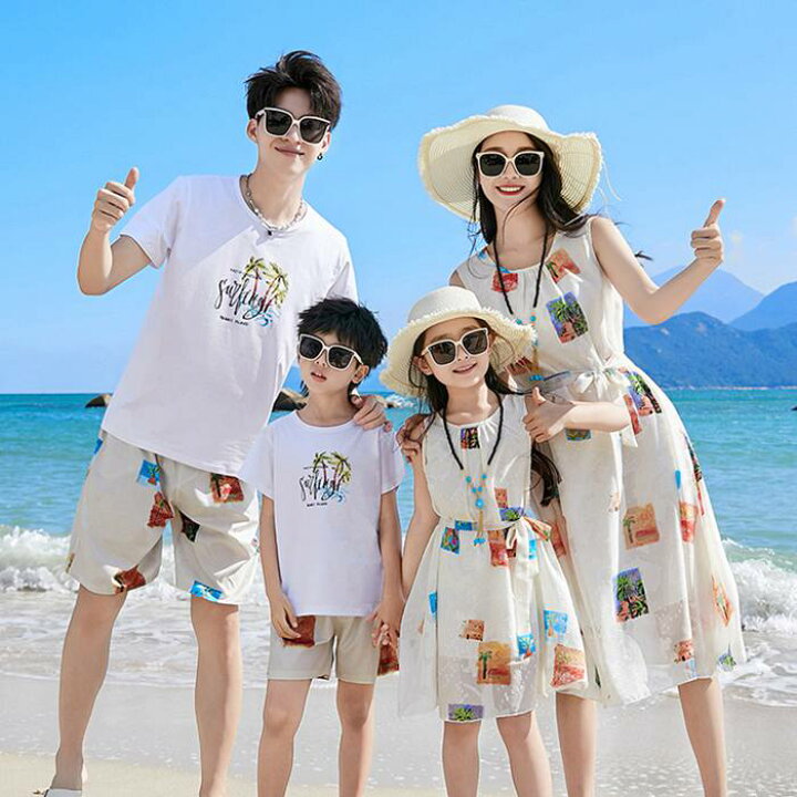 楽天市場】親子コーデ 夏 親子 セット 親子ペア tシャツ ショート 