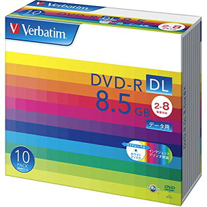 ?�o�[�x�C�^��(Verbatim) Verbatim �o�[�x�C�^�� 1��L�^�p DVD-R DL 8.5GB 10�� �z���C�g�v�����^�u ��������
