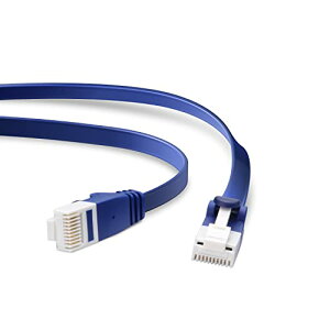 �G���R�� LAN�P�[�u�� CAT6A 20m �c�����܂�Ȃ� �ܐ܂�h�~�R�l�N�^ �X�[�p�[�t���b�g �u���[���^���b�N LD-GFAT/B ��������