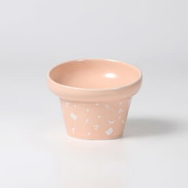 HARIO (ハリオ) にゃんプレトール 猫用食器 高さあり 食べやすい (サーモンピンク) 送料無料