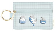 モイミー カラビナ付きティッシュポーチ ねこ 送料無料