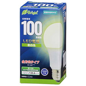 �I�[��(OHM) LED�d�� E26 100�`���� �����F �I�[���d�@ LDA12N-G AG27 06-4347 ��������