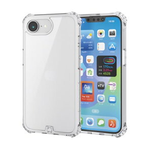 �G���R�� iPhone 17e/16e �P�[�X �N���A ���� �ϏՌ� �Ռ��z�� ZEROSHOCK ���΂݂ɂ��� ���C�����X�[�d�Ή� M ��������