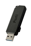 エレコム USBメモリ 32GB USB3.2 (Gen1)対応 スライドシャッター式 ブラック MF-SKU3032GBK 送料無料