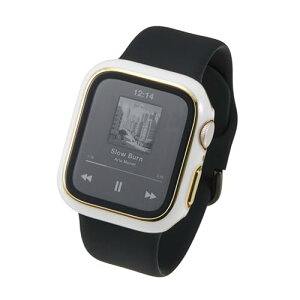 �G���R�� Apple Watch �ی�P�[�X 40mm [Apple Watch SE3/SE2/SE �Ή�] �t���J�o�[ ���^���b�N�� ��������