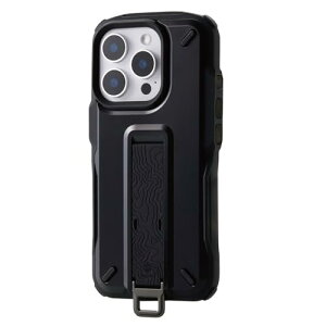 �G���R�� iPhone 16 Pro �P�[�X NESTOUT �ϏՌ� �Ռ��z�� [�����b�N�̃V�����_�[�x���g�ɑ����\] �t�B���K�[�o�� ��������
