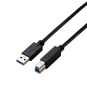 �G���R�� USB3.0�P�[�u�� A-B�^�C�v �d�l�Œ� 2m �u���b�N USB3-AB20BK/ID ��������
