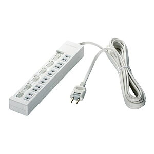 �o�b�t�@���[ BUFFALO 2�s���d���^�b�v 6�� �ʃX�C�b�` 2m �z���C�g BSTAPSW2620WH ��������