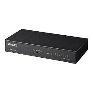 �o�b�t�@���[ BUFFALO Giga�Ή� ����➑� �d������ 8�|�[�g LSW6-GT-8NS/NBK �u���b�N �X�C�b�`���O�n�u �� ��������