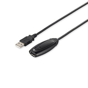 �o�b�t�@���[ BUFFALO USB2.0���s�[�^�[�P�[�u�� (A to A) 5.0m �u���b�N BSUAAR250BK ��������