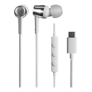 �I�[�f�B�I�e�N�j�J ATH-CKD30C WH �C���z�� �L�� �^�C�vC USB Type-C �P�[�u����1.2m ���^ �y�� �}�C�N�t ��������
