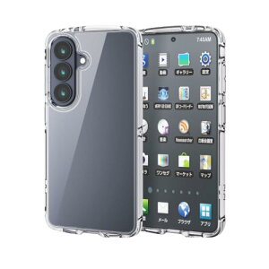 �G���R�� Galaxy S26 (SC-51G) �P�[�X �J�o�[ �N���A �ϏՌ� �Ռ��z�� �n�C�u���b�h ���^ �y�� �S���G�A�[�N�b�V�� ��������