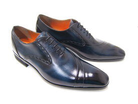 イタリアンモードを体現する上質な革靴！アントニオ ドュカッティ/ANTONIO DUCATI紳士靴 DC-1191 ネイビー 片流れ 内羽根 送料無料