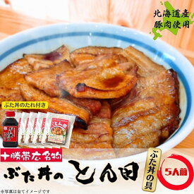 送料無料！店舗直送 北海道 帯広名物 豚丼 豚丼の具 帯広 ぶた丼のとん田 リトルとん田 ぶた丼の具100g×5パック ぶた丼のたれ付き 手軽 お取り寄せグルメ 冷凍食品 冷凍 おかず レトルト タレ お惣菜 ご当地グルメ お返し 食べ物 ギフト お土産 ご当地グルメ 北海道グルメ