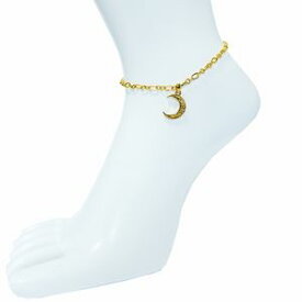 ハワイアン ジュエリー ステンレス アンクレット 送料無料 シルバー イエローゴールド ピンクゴールド アクセサリー ムーン 月 三日月 スクロール レディース メンズ ギフト プレゼント