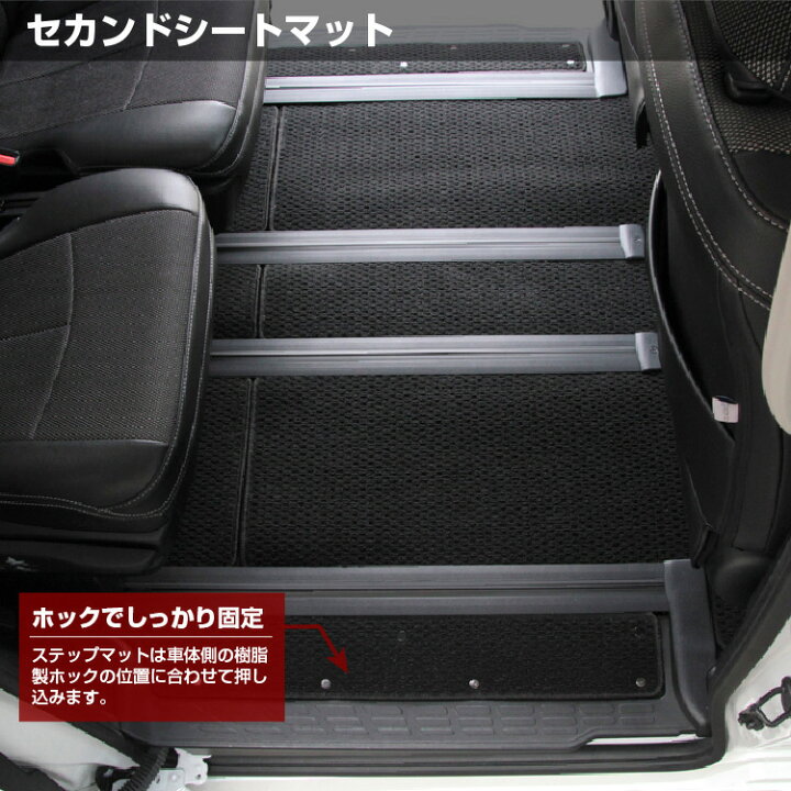 楽天市場】トヨタ ノア ヴォクシー 80系 フロアマット＋ステップマット 