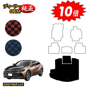 【アフターセールP10倍】トヨタ クラウン クロスオーバー 35系 ラゲッジマット(トランクマット) 【ESロイヤルチェック】 CROWN 純正仕様 内装 パーツ カスタム アクセサリー
