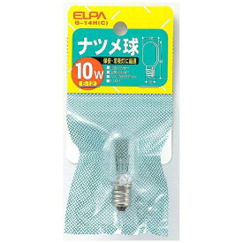 ELPA G-14H(C) ナツメ球 10W 透明【純正パッケージ品】