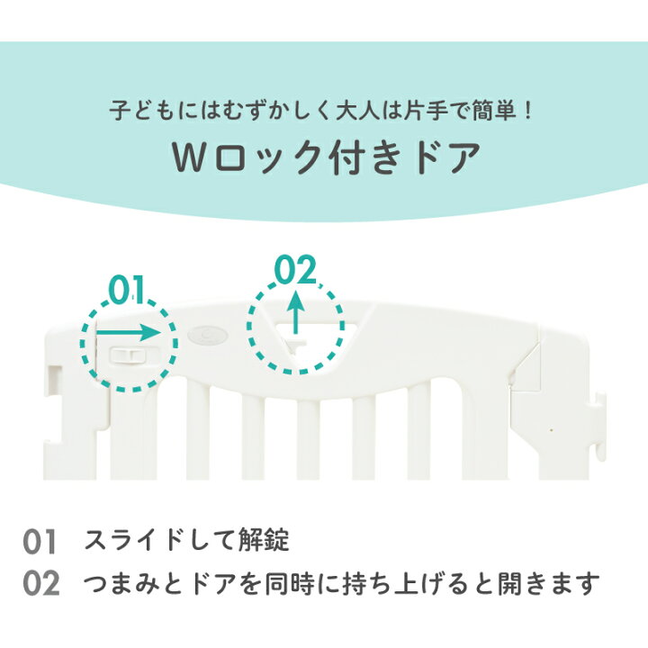 楽天市場】ベビーゲート 日本育児 キッズパーテーション プレミアム 