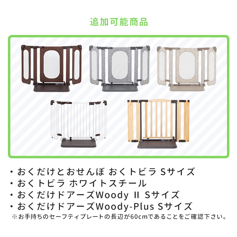 日本育児 追加セーフティープレート60 適合プレート幅60cm ※本体に標準で1セット付属済【こちらは追加用セットです】 | eBaby-Select