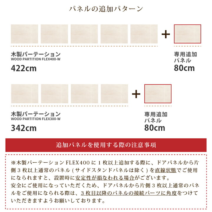 楽天市場】日本育児 木製パーテーションFLEX専用 追加パネル 1枚入り 