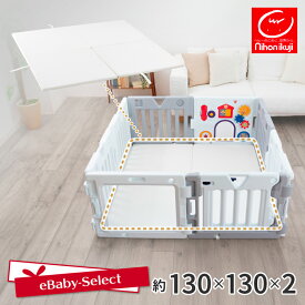 プレイマット ベビー 日本育児 ミュージカルキッズランドDX2 8枚パネル専用プレイマット 赤ちゃん フロアマット 折りたたみ ベビーマット クッションマット お手入れ簡単 防音 騒音緩和 収納 出産祝い 軽量 マット コンパクト ベビーサークル 安全 プレイペン ベビールーム