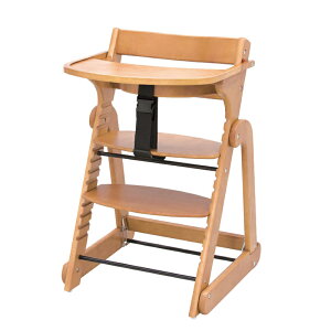 ベビーチェア 日本育児 たためる木製 スマート ハイチェア 食事用 テーブル付 キッズチェア 高さ調節 木製 ベビー チェア イス いす 椅子 簡単 子供 赤ちゃん 大人 折りたたみ 木 立ち上がり
