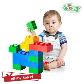 大型 ブロック UNIPLAY(ユニプレイ) ソフトブロックMix120 おもちゃ 赤ちゃん 子供 1歳 2歳 知育玩具 玩具 男の子 女の子 水洗いOK 大きい 大きめ 柔らかい やわらかい nihonikuji